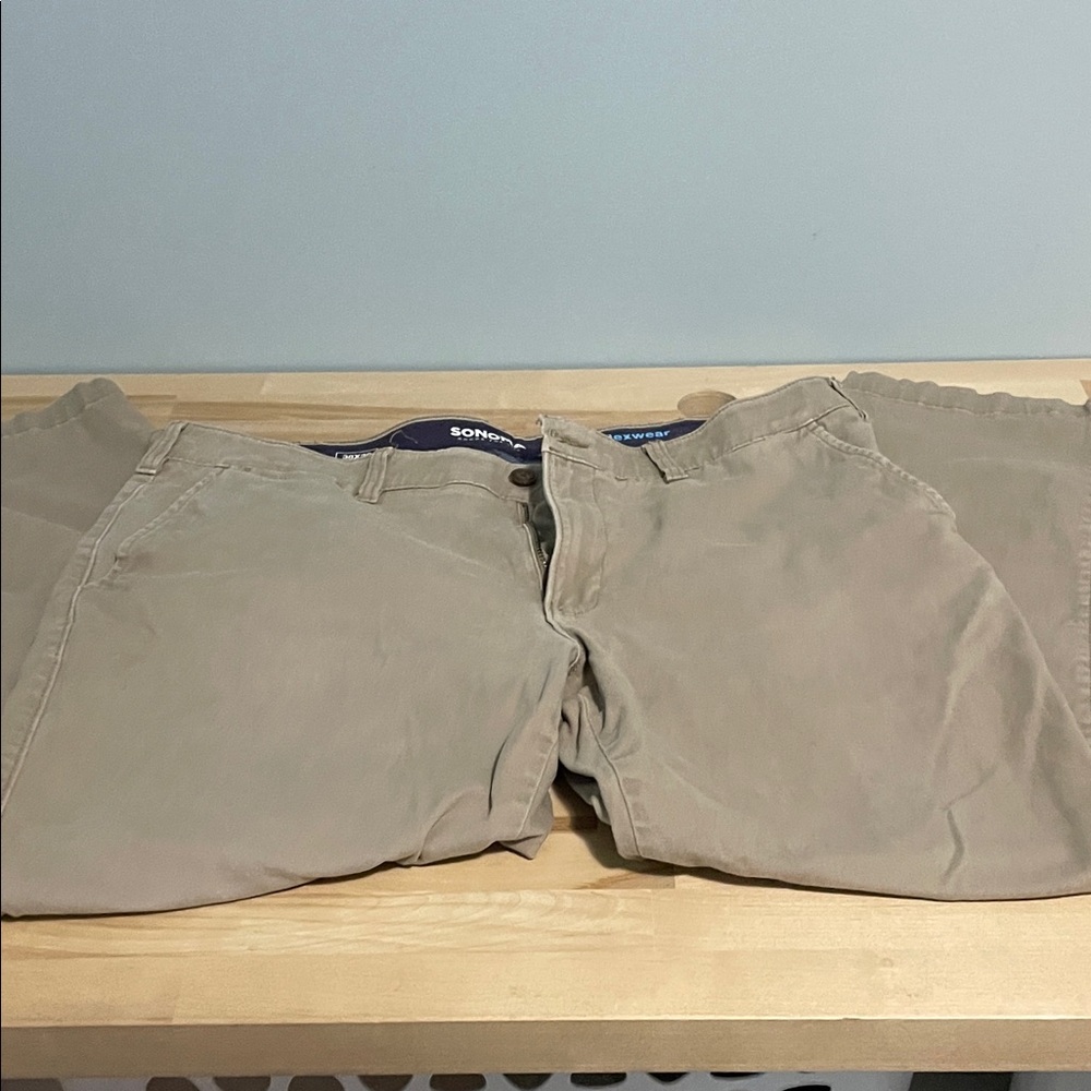 Sonoma Men's Khaki Chinos
